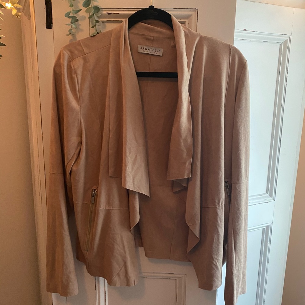 Bagatelle Tan Suede Jacket